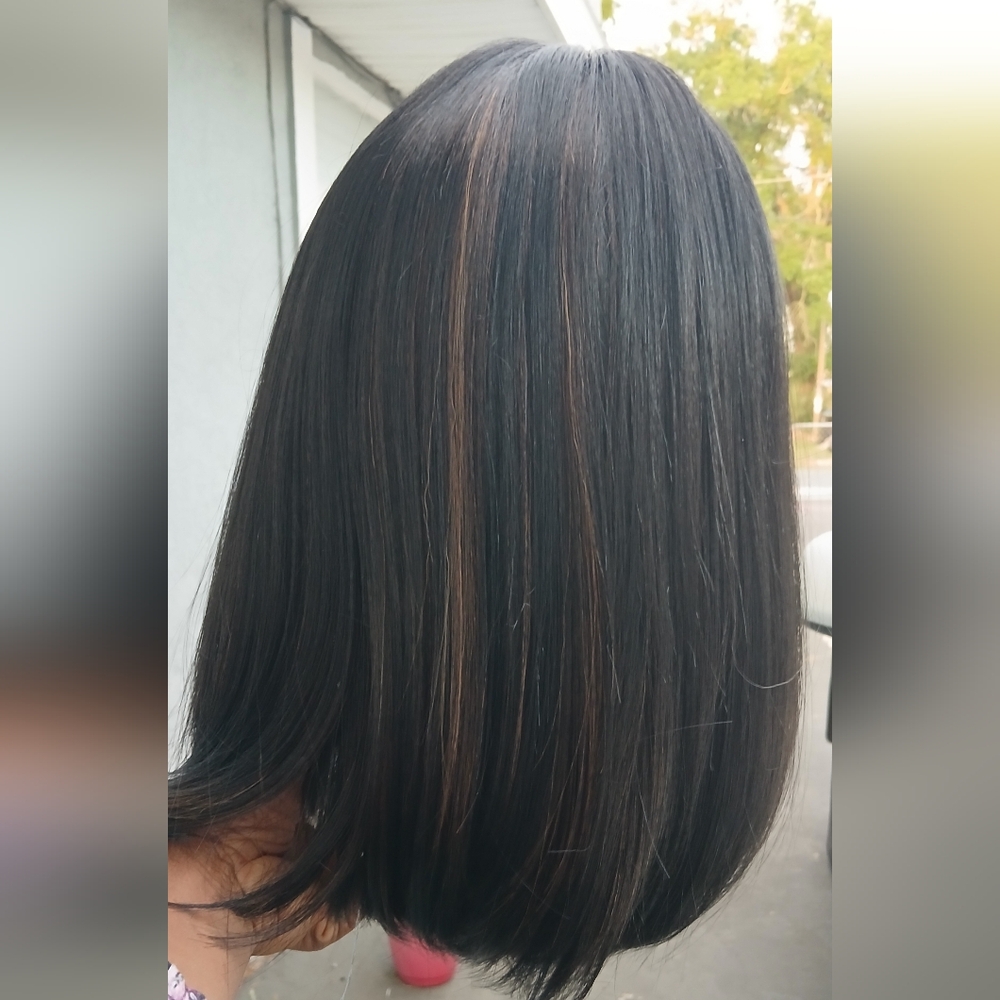 Classic Straight 1B/30 Women’s Wig - Unbranded - Picture 4 of 8